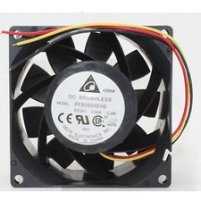 NEW DELTA PFB0824EHE DC24V 8038 fan 8 cm large air volume inverter fan