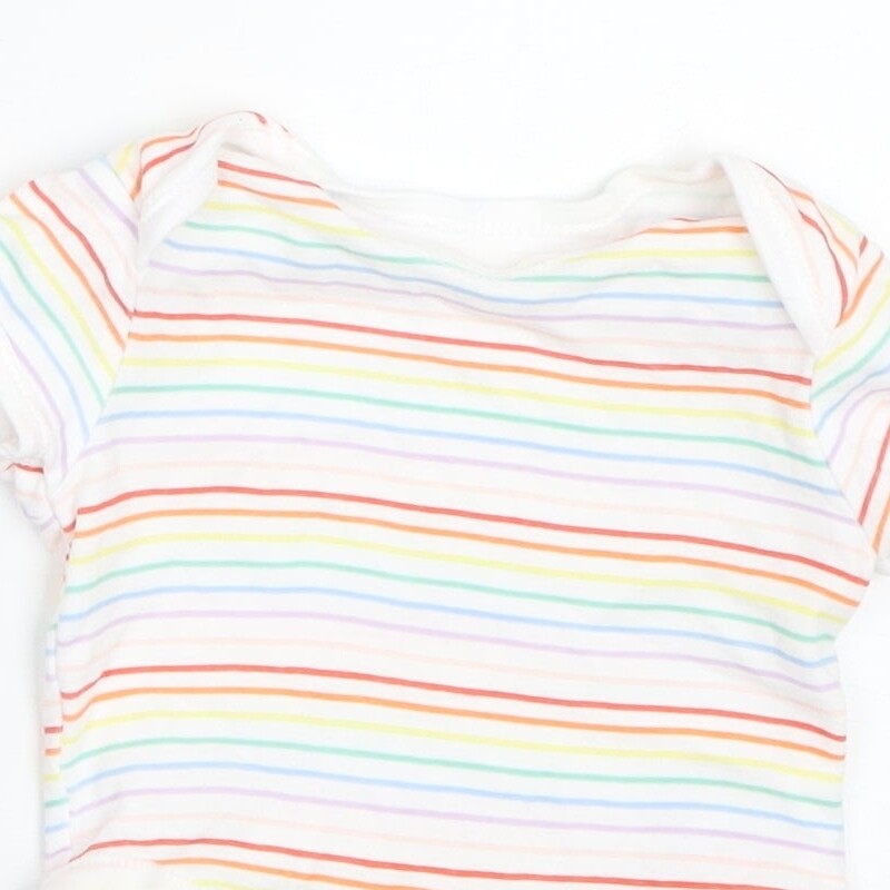 Primark Baby Cotton Blend T-Shirt Size 0-3 Months Round Ne image 8