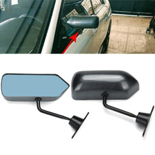 Pair Carbon Fiber F1 Style Racing Car Rear View Side Mirror Assembly Blue Glass Pair Carbon Fiber F1 Style Racing Car Rear View Side Mirror Assembly Blue Glass