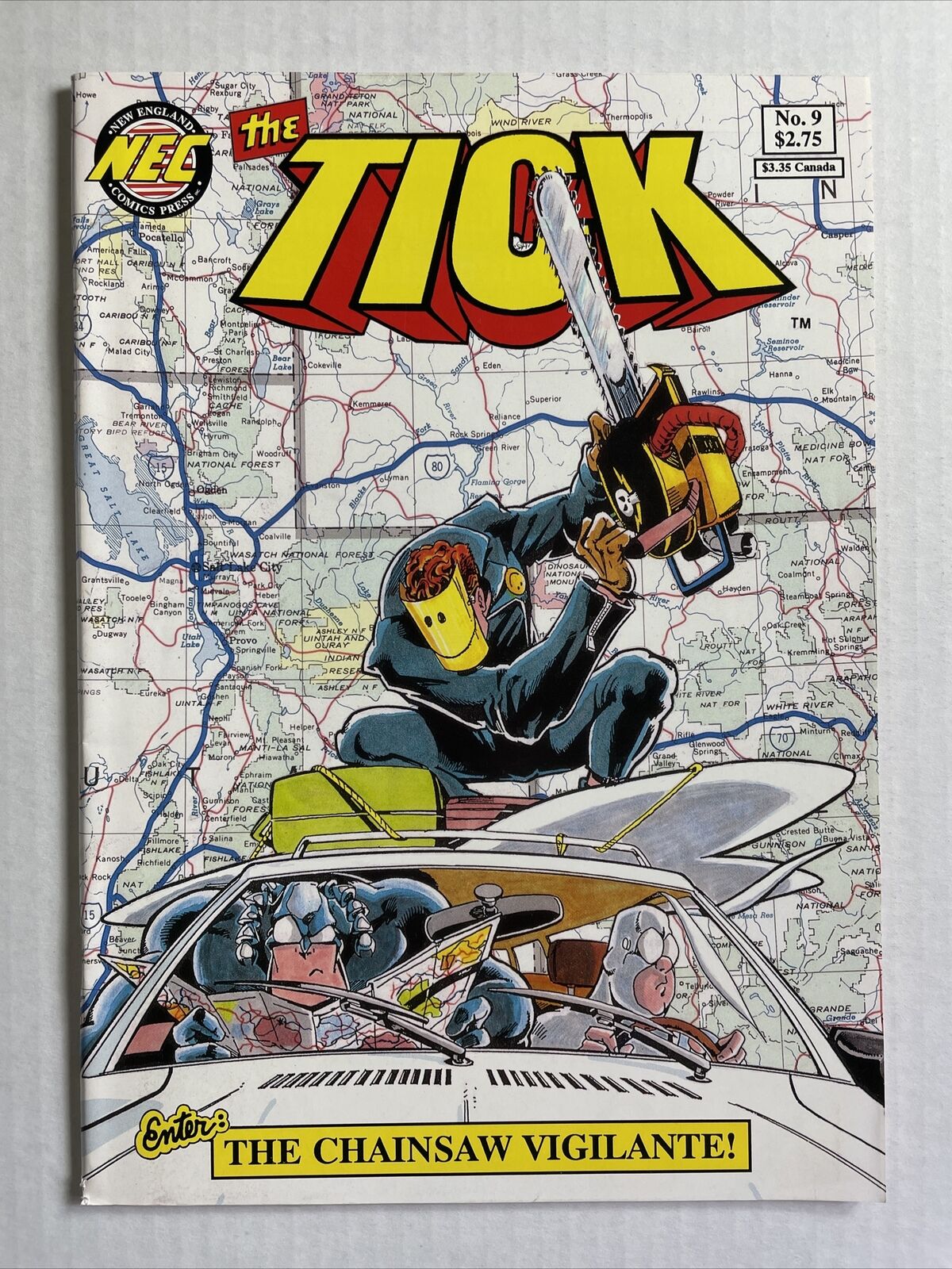 The Tick #9 F/VF New England Comics 1991 