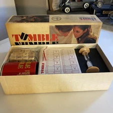 Vintage 1969 Selchow & Righter TUMBLE NUMBLE Math Dice Game zae