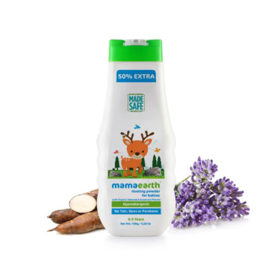 Mamaearth Talc Free Organic Dusting Powder for Babies  - 150 GM