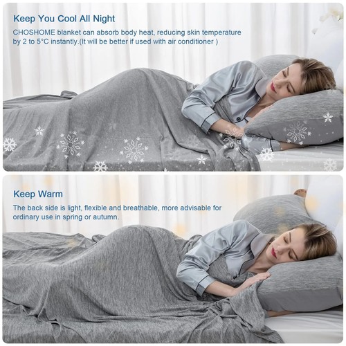 2023 Cooling Blankets Smooth Air Condition Comforter Lightweight Summer Quilt UK - Picture 2 of 25