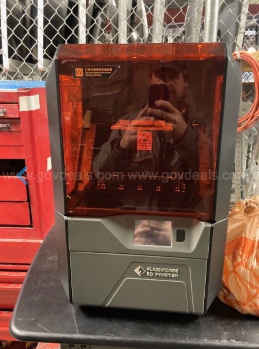 【美品】FLASH FORGE HUNTER Flashforge Hunter DLP UV Resin 3D Printer for Dental and Jewelry