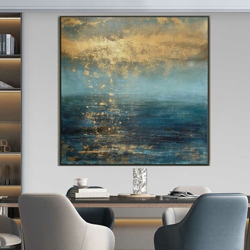 Abstraktes Gemälde Handgemalt Modern Leinwandbild Original - Bild 5 von 7