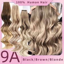 60Piece THICK Tape In 100 Remy Human Hair Extensions Skin Weft 150gr FULL HEAD