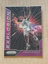 2016-17 NBA PRIZM EXPLOSION PURPLE HOLO INSERT LAMARCUS ALRDIDGE SPURS 61/75