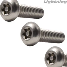 Stainless Steel Torx Security Button Head Machine Screw 3/8-16 x 1" Qty 25
