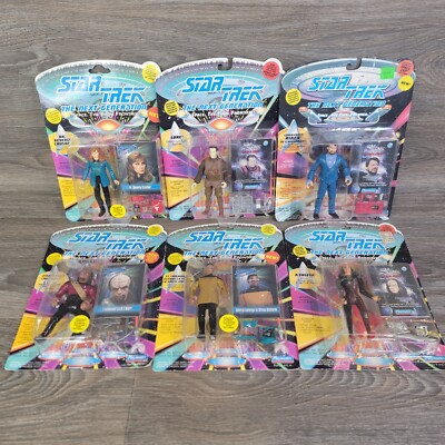Star Trek Next Generation Final Frontier Figures Lot of 6 Beverly Crusher LORE