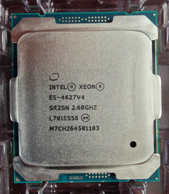 (1) Intel Xeon E5-4627 v4 SR2SN 2.6GHz LGA2011-3 Server CPU Processor, Tested