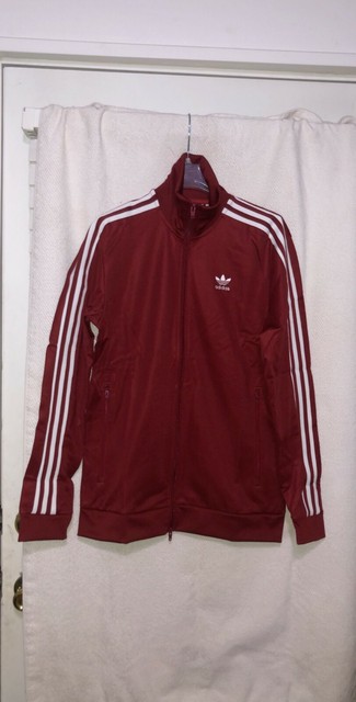 adidas Beckenbauer Tracktop Originals Sports Jacket Training Rust Red Cw1251 L for sale online | eBay