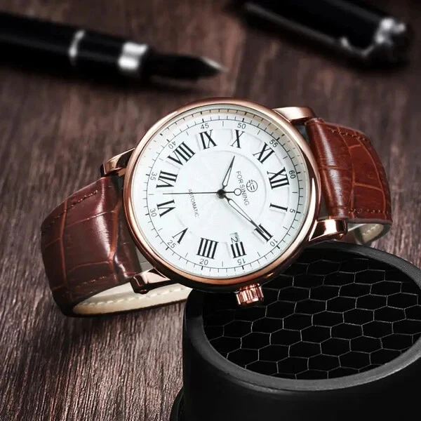 Reloj automático retro Forsining 279 para hombre Foto 2 de 4