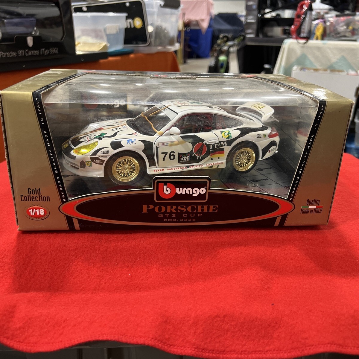 Bburago(ブラーゴ) Porsche 911 Carrera 1/18 Bburago Special Collection 1993 Porsche 911 Carrera Racing 1