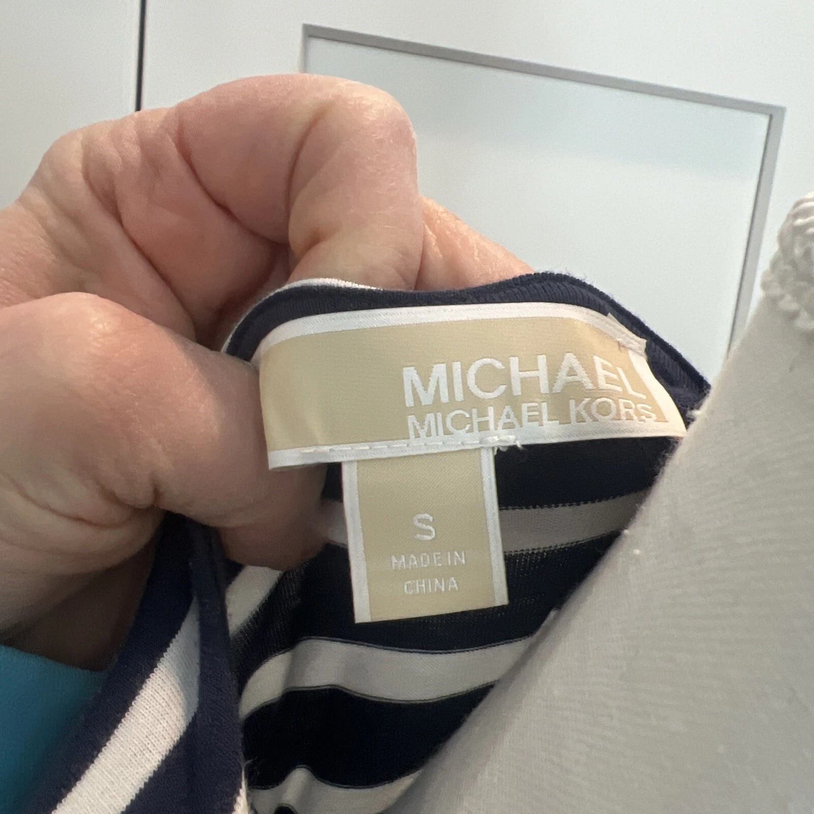 Abito nautico a righe Michael Kors Piccolo