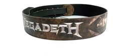 MEGADETH GUITAR / BASS STRAP -- ECO LEATHER -- ADJUSTABLE -- FEDEX SHIPPING  