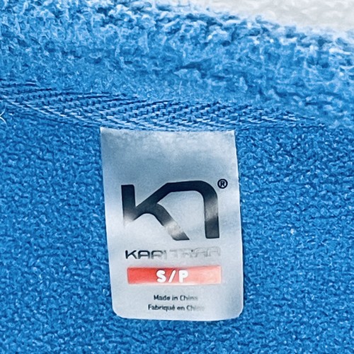 Kari Traa Sweater Women's S Blue Fleece Full Zip Side Pocket Zipper Collar - Picture 2 of 18
