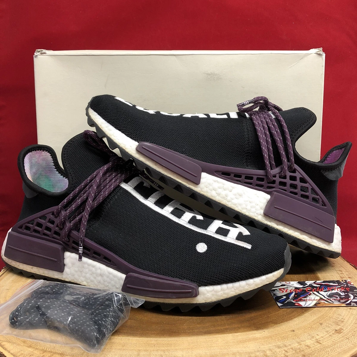 adidas Pharrell Williams Human Race NMD Holi Festival Black Sz 13 Trail  Equality