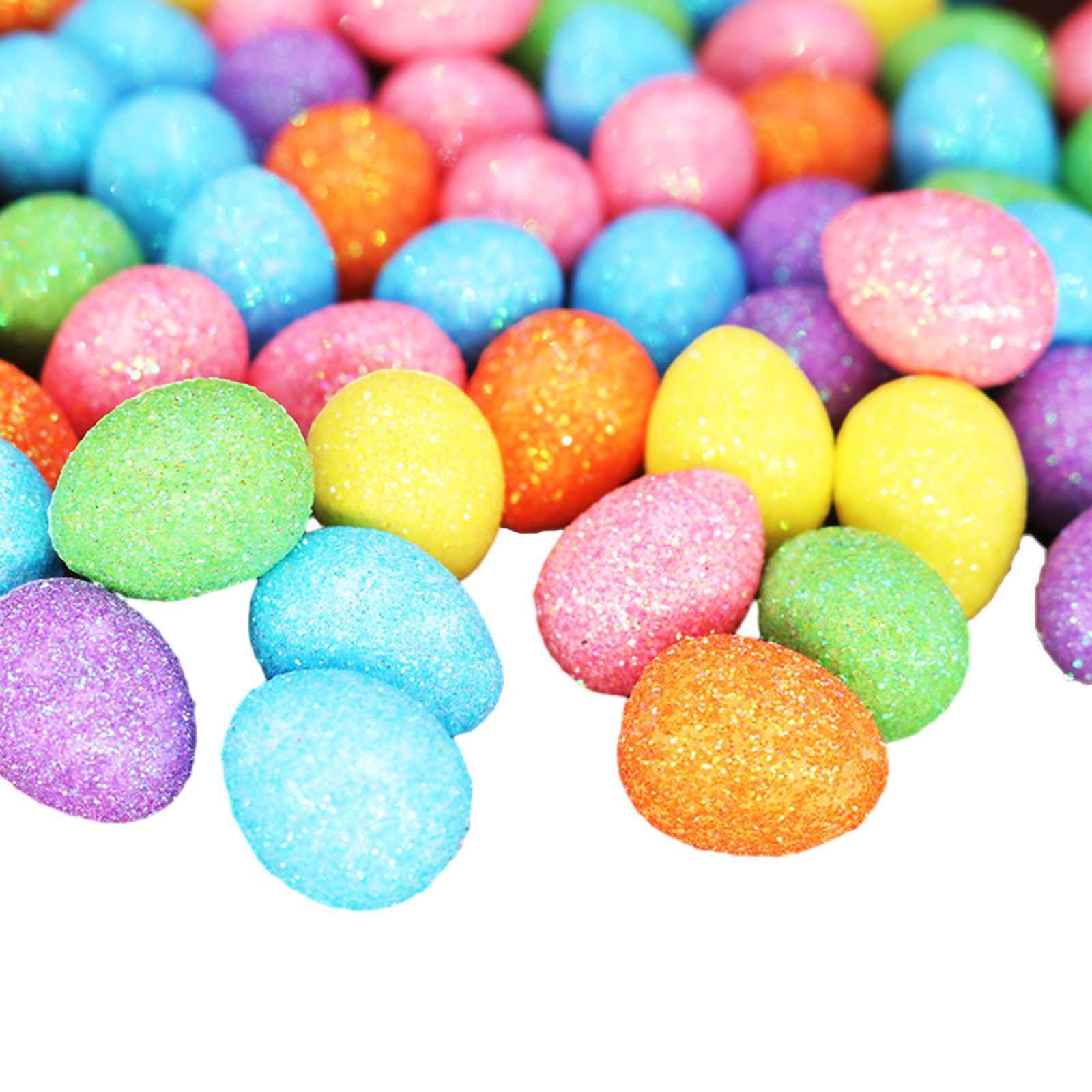 Seasboes 12 Pièces Oeufs De Pâques Decoration, Mini Faux œufs