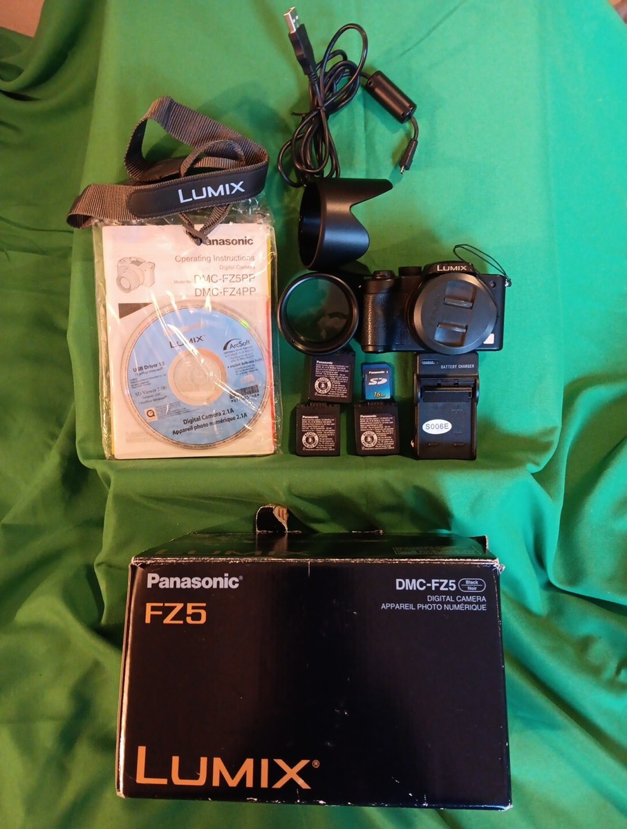 Panasonic LUMIX DMC-FZ5 5.0MP Digital Camera - Black 37988985104| eBay