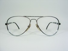 Luxury eyeglasses, Aviator, oval, square, Platinum plated, frames, NOS, vintage