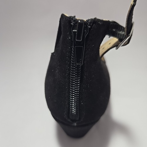 Pop Legacy Pump Shoes Womens 8.5 M Black Ankle Strap Wedge Comfort - Picture 8 of 16