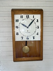 Mid Century Seth Thomas Observer Office Time Only Wall Clock, Circa 1940-50s