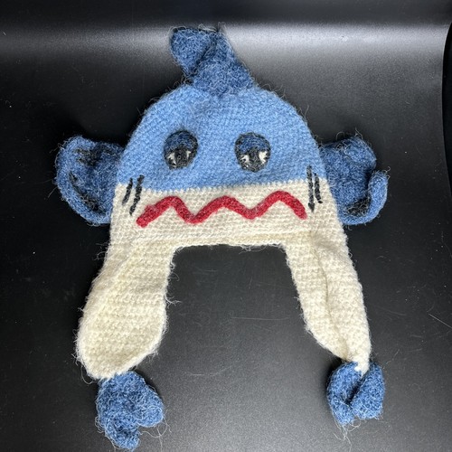 Perika by Peruvian Trading Company Sea Monster Adult Hat Ear Flaps Knit Beanie