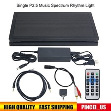 Single P2.5 Music Spectrum Rhythm Light Voice Control For Car Audio KTV pe66