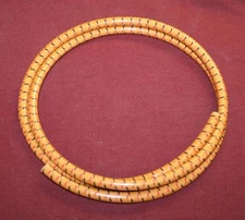 9 mm Cloth Spark Plug Wire Orange 4 feet Gas Engine Motor Ignition coil