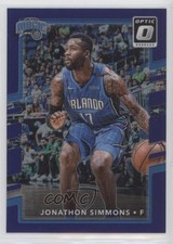2017-18 Panini Donruss Optic Purple Prizm Jonathon Simmons #109 0b3