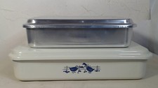 2 Vtg Foley Goose Aluminum Cake Baking Pan w/...