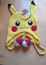 Brand New 2015 Pok mon Pikachu Beanie Hat with Pok  Ball Tassels   Unisex