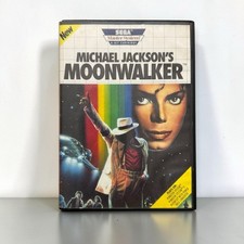 Michael Jackson's Moonwalker Sega Master System Complete w/ Box & Manual RARE