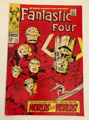 Fantastic Four 75 Vintage Silver Age Marvel Comics 1968