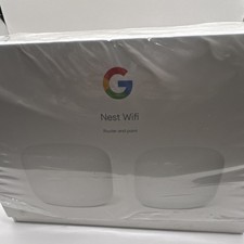Google Nest Wifi Router and Point Wireless-Wi-Fi 802.11ac White GA00822-US