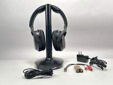 Sony RF400 WHRF400 Wireless TV Headphones Home Theater Black