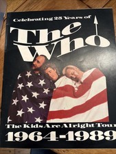 Celebrating 25 Years of The Who: The Kids Are Alright Tour Program - Excellent