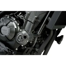 SHELF PADS MOD. VINTAGE 2.0 PUIG FOR HONDA REBEL CMX500 2025 BLACK PAIR