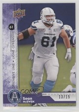2018 Upper Deck CFL Purple 13/15 Sean McEwen #167 0tj9