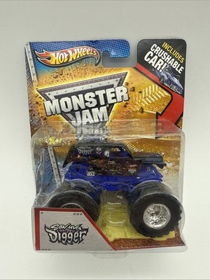 2013 Hot Wheels Monster Jam Sun-Uva Digger Crushable Car Version