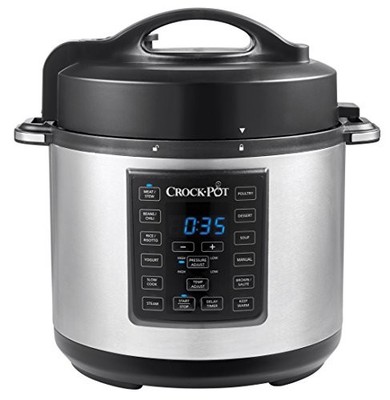 Crock-Pot Express, 5,6 l, 1000 W, 6 Person(en), Schwarz, Edelstahl, Edelstahl, T