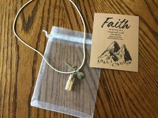 Handmade Faith as small as a Mustard Seed Necklace