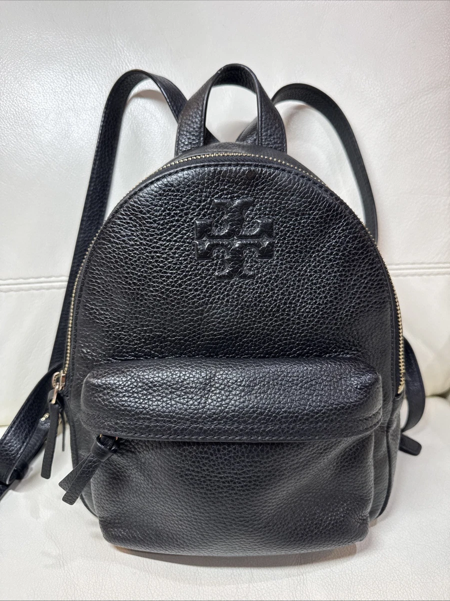 Authentic Tory Burch embossed leather mini backpack. Tory Burch Croc Embossed Mini Backpack Women main image 4