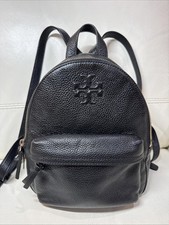 Tory Burch Thea Mini Backpack -Classic Black, Pebbled Leather