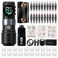 Pistola de tatuaje giratoria Kiss of Dragon F170 con batería inalámbrica de 1900 mAh
