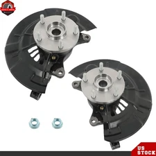 For 2007-2009 Toyota Camry 2.4L Pair Front Steering Knuckle & Wheel Hub Bearing