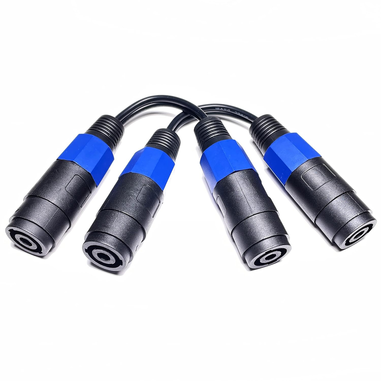 CNCESS CESS-124 Speakon Female to Female Connector Jack 2 Pole Straight Coupler