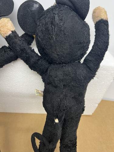 "Figuras de peluche vintage de Gund Mickey y Minnie Mouse de los primeros 20""" - Imagen 17 de 24
