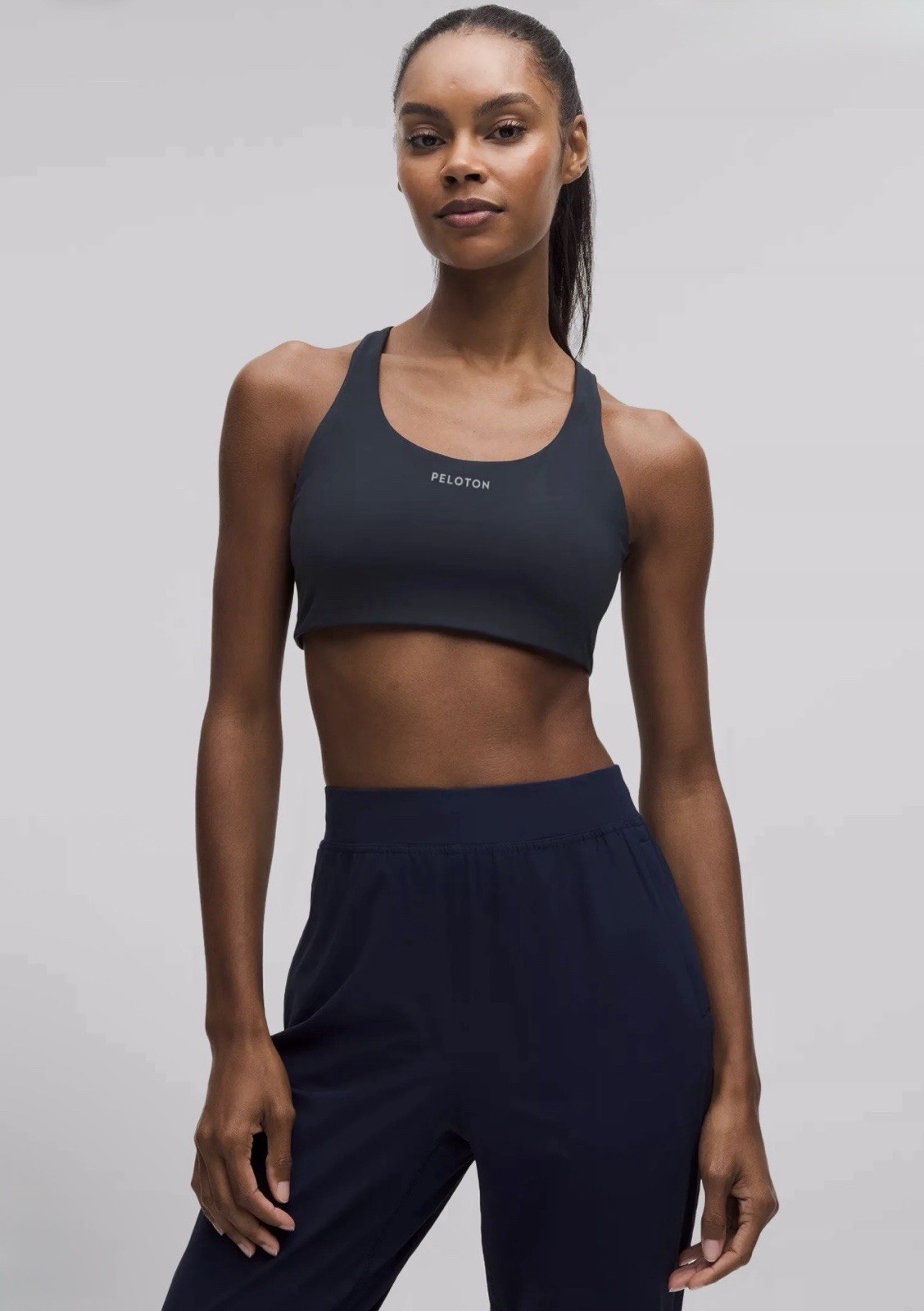 Lululemon Peloton Nulu Strappy Sports Bra Medium Support, B/C Cup Size L NWT $68