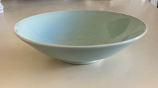Agnete Hoy Bullers Studio Pottery Porcelain Bowl Celadon Qingbai 21.5cm Diam